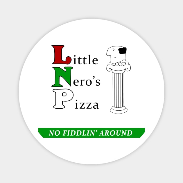 Little Nero's Pizza Magnet by stewardcolin34